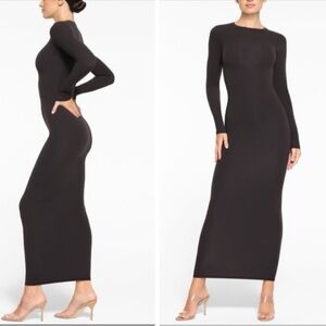 SKIMS Fits Everybody Long Sleeve Dress NWOT